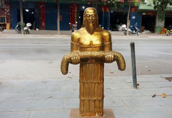达州昆仑山神农雕塑像，传承古老艺术