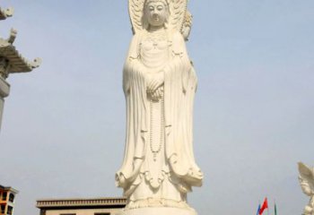 达州中领雕塑：观音三面佛像雕塑