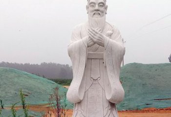 达州中领雕塑：精致雕刻的少海公园孔子雕像