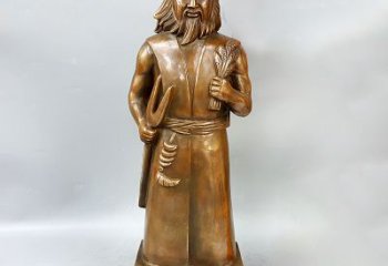 达州尊贵的神农大帝铜雕塑