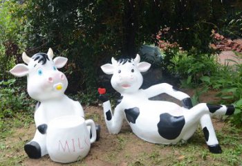 达州中领雕塑出品：生肖牛卡通雕塑