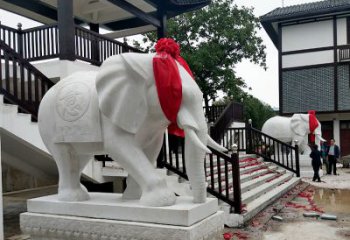 达州迎接观音祝福的精美大象观音栏杆