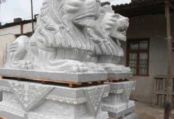 达州港币狮子雕塑，华丽展现华夏气势