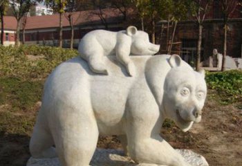 达州狗熊雕塑景观，给你一个精美园林