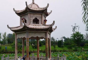 达州装点你的空间，让石雕凉亭景观雕塑点缀你的美