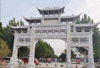达州石雕牌坊-人物雕塑定制