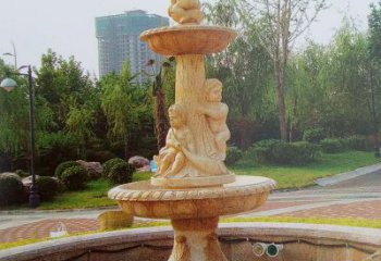 达州石雕喷泉龙头——美观优雅的水景定制