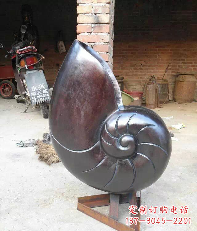 达州蜗牛公园景观动物铜雕