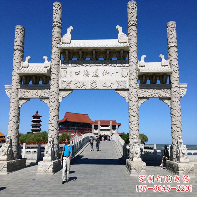 达州无楼三门石牌坊