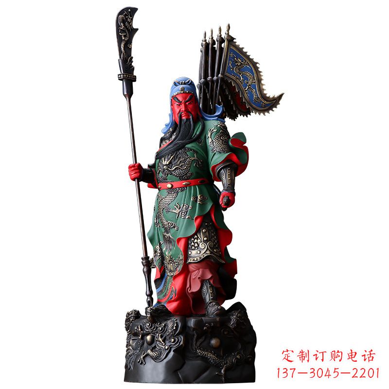达州武财神关二爷雕塑