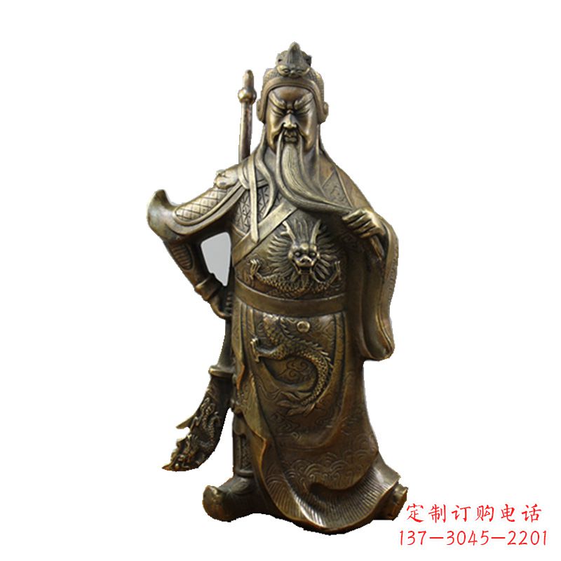达州武财神关公风水铜雕