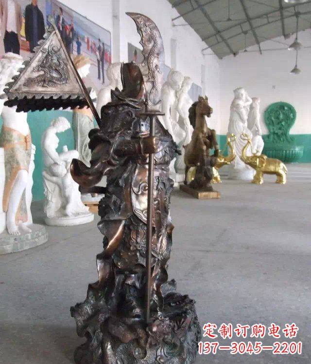 达州武财神关公人物铜雕