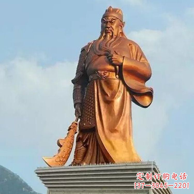 达州武圣关公雕像
