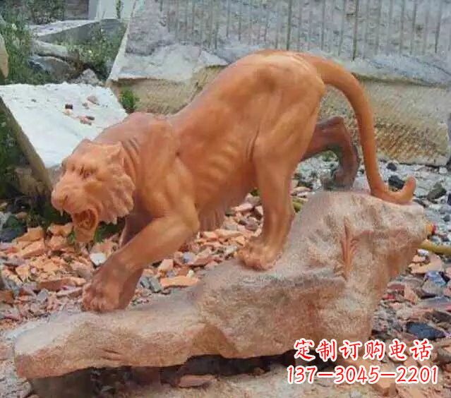 达州下山老虎石雕222