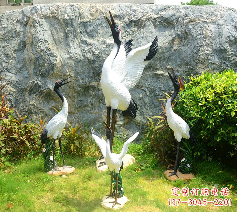 达州仙鹤雕塑 墓地