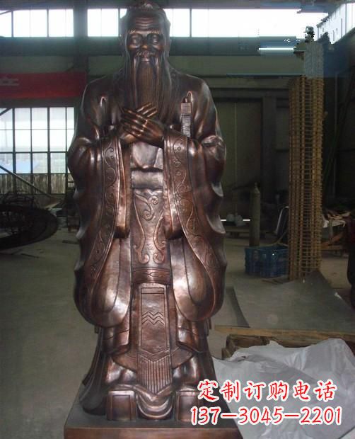 达州先师孔子雕塑