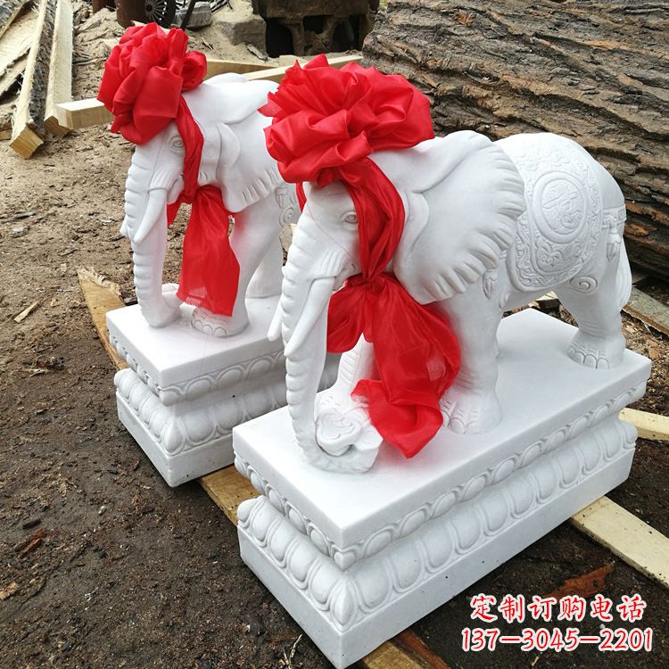 达州现代石雕大象