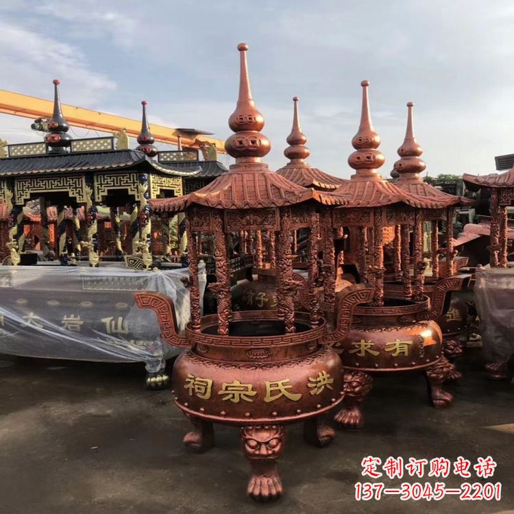 达州香炉铜雕