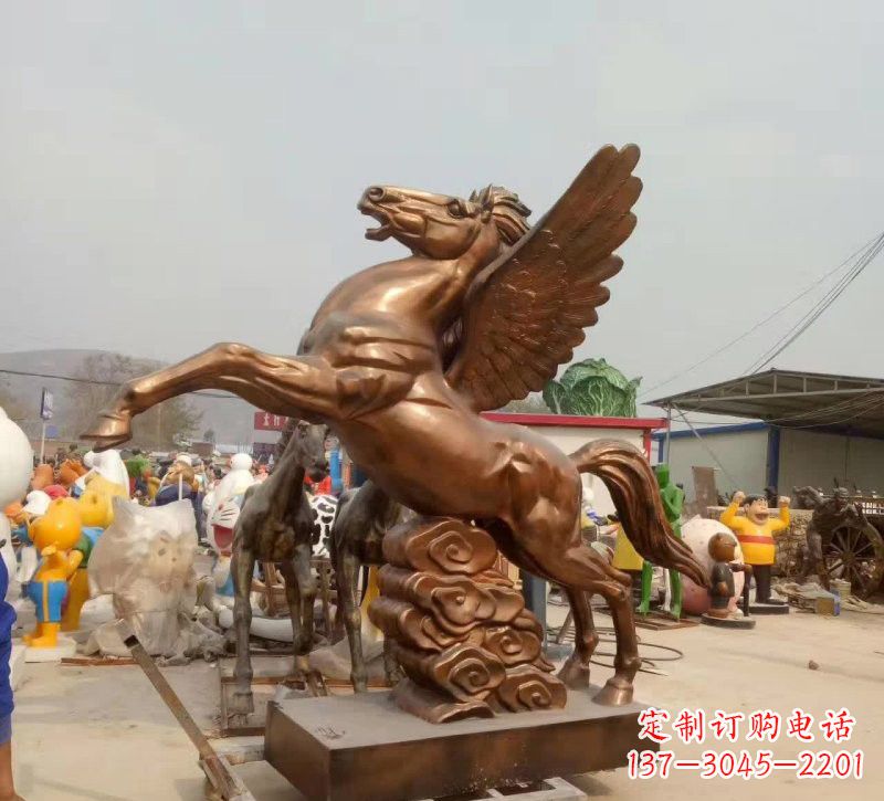 达州祥云飞马铜雕