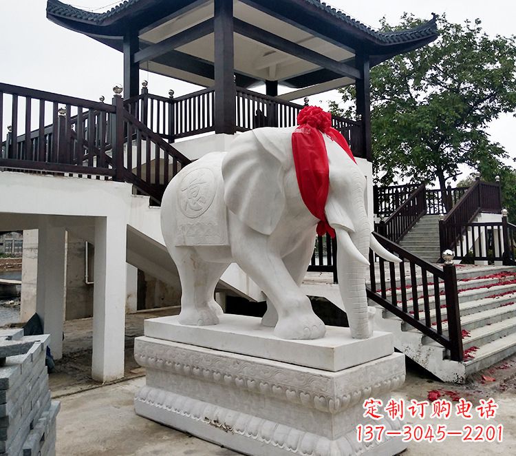 达州小孩大象石雕