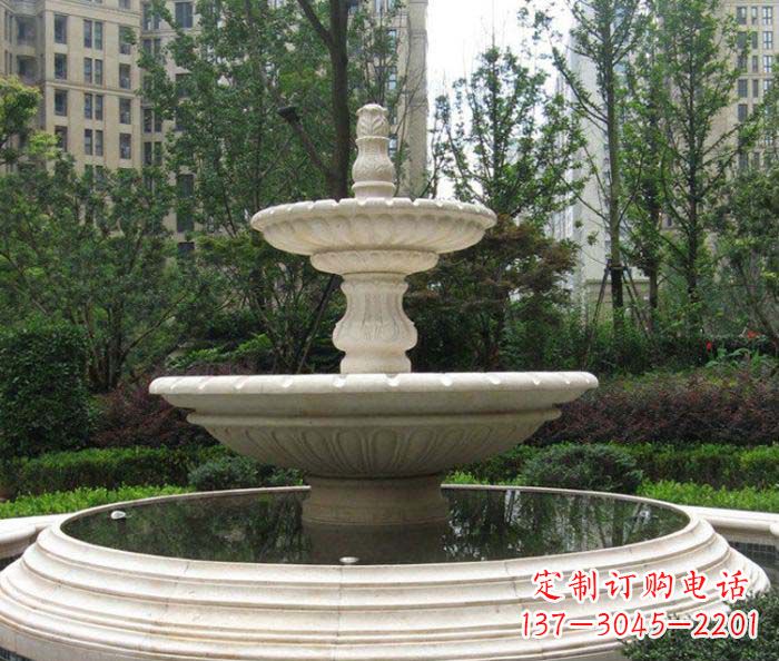 达州小区景观欧式喷泉石雕 (2)