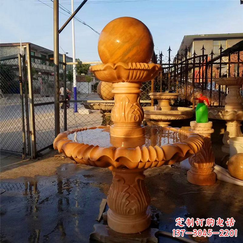 达州小区石雕喷泉塔