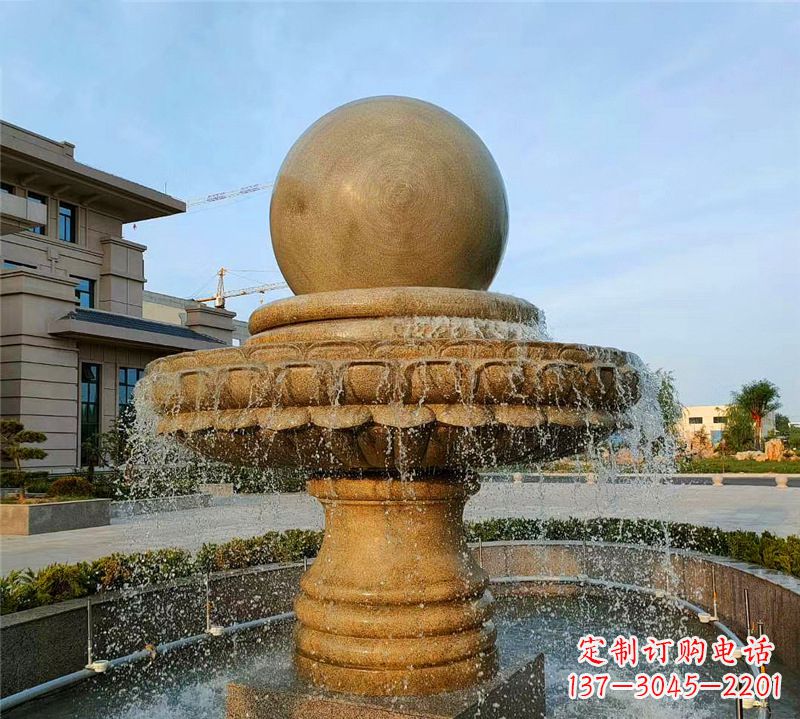 达州小区石喷泉雕塑