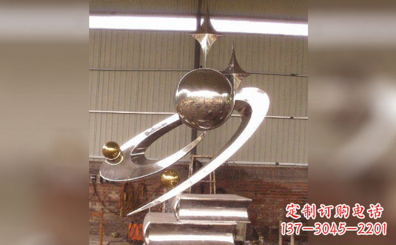 达州校园不锈钢书籍雕塑