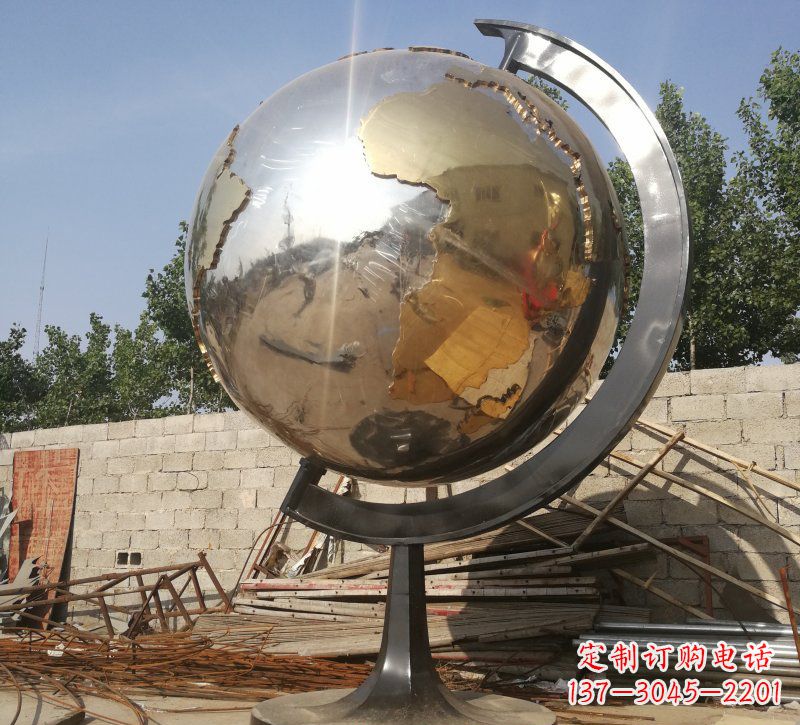 达州校园地球仪雕塑