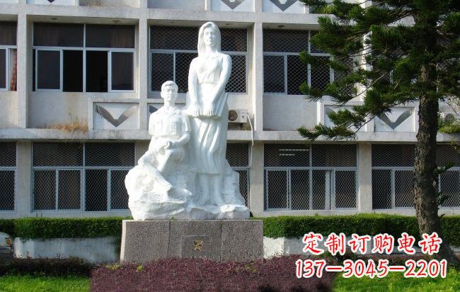 达州校园人物晨读的学生