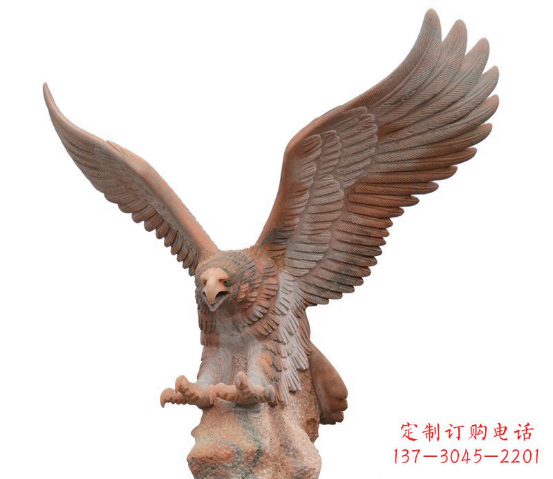 达州雄鹰展翅石雕