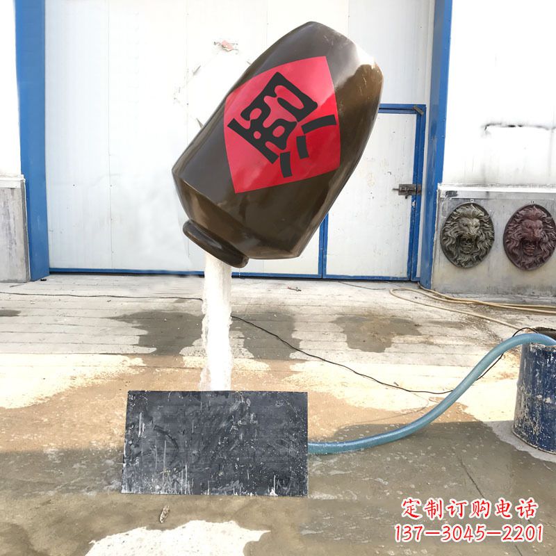 达州悬空酒壶流水喷泉