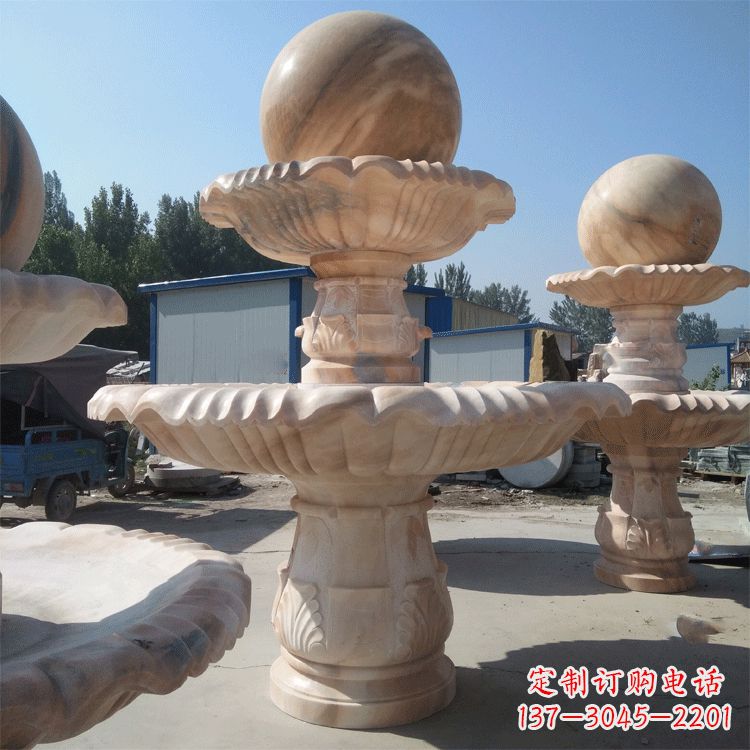 达州一米的喷泉石雕