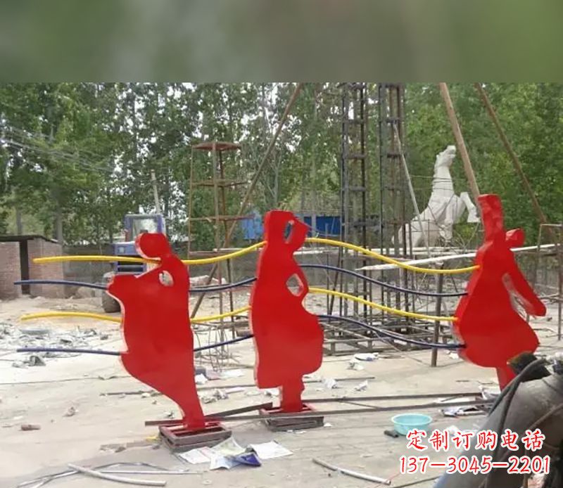 达州音符剪纸雕塑不锈钢