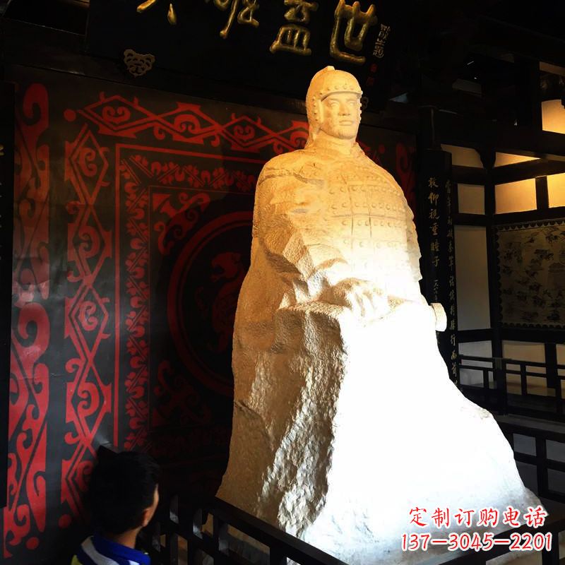 达州英雄盖世楚霸王石雕像