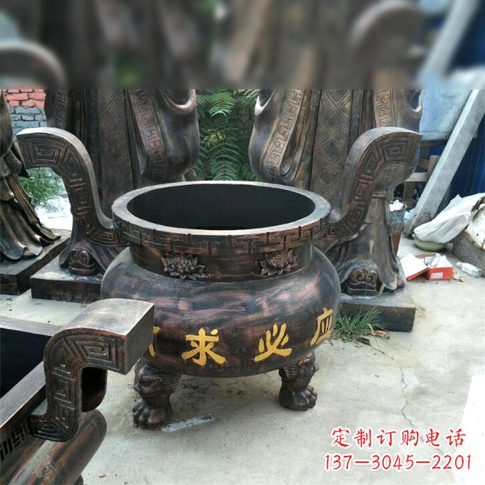 达州有求必应祈福铜雕香炉