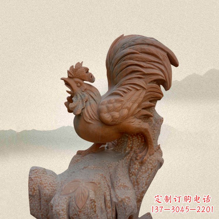 达州酉鸡景观石雕