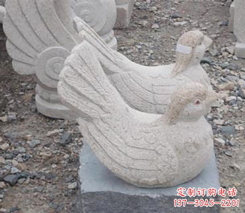 达州鸳鸯石雕