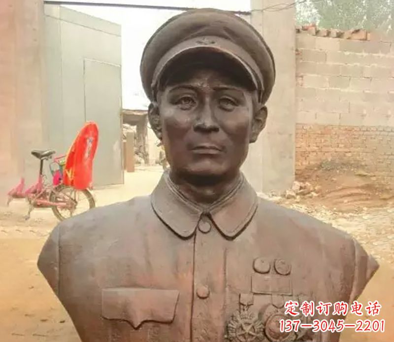 达州元帅名人胸像铜雕