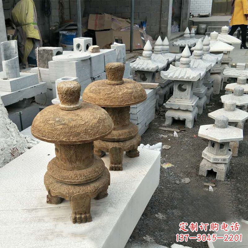 达州园林仿古石灯笼