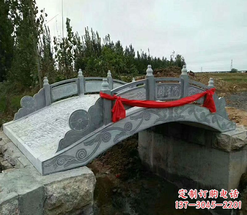 达州园林仿古石拱桥景观雕塑