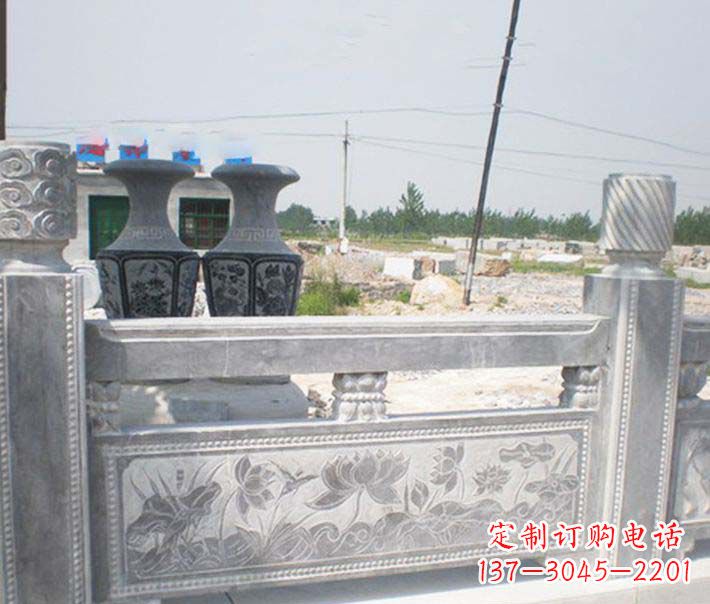 达州园林仿古石栏板景观石雕 (3)