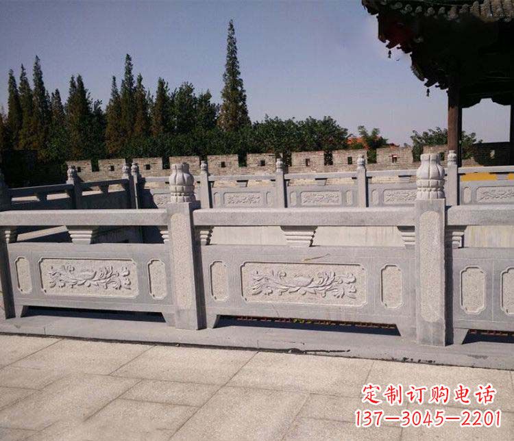 达州园林仿古石栏板景观石雕 (2)