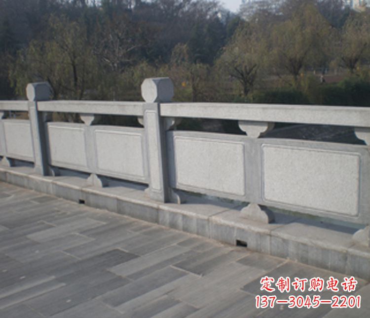 达州园林仿古石栏板景观石雕 (7)