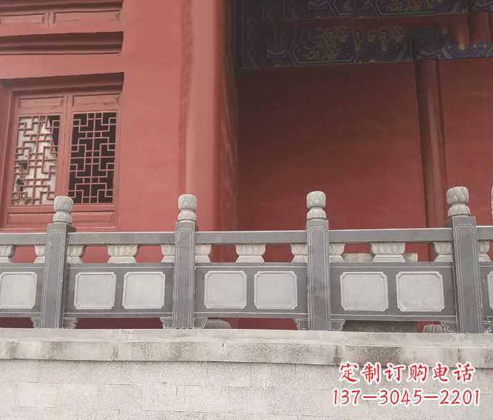 达州园林仿古石栏板景观石雕 (8)