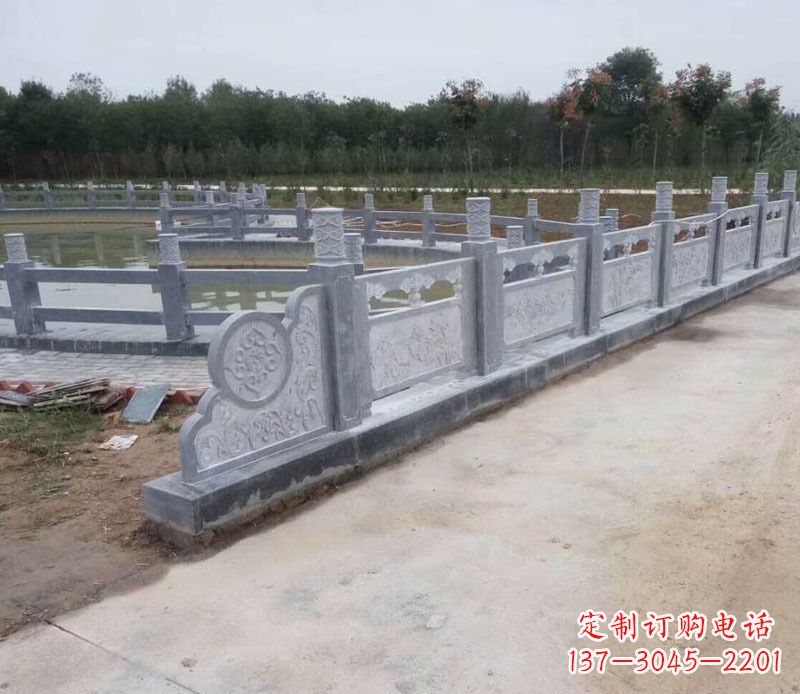 达州园林仿古石栏板景观石雕 (11)