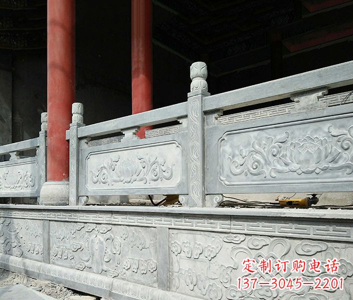 达州园林仿古石栏板景观石雕_1 (3)