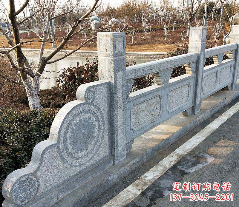 达州园林仿古石栏板景观石雕_1