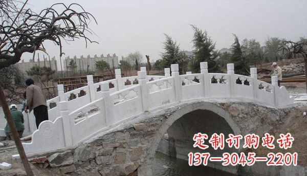 达州园林汉白玉大桥栏板景观石雕