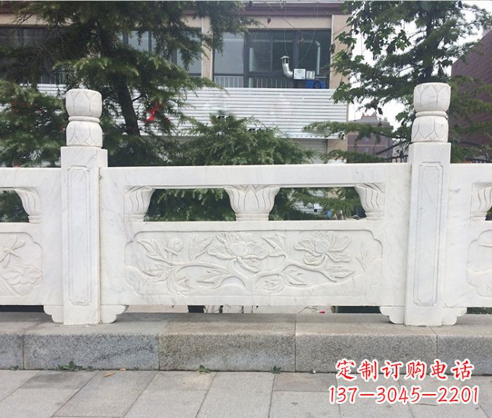 达州园林景观大理石浮雕栏板 (2)